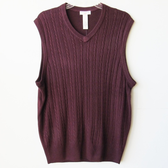 Dockers Other - Dockers Cable Knit Men's V-neck Sweater Vest